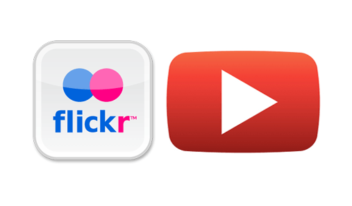 You tube and Flickr