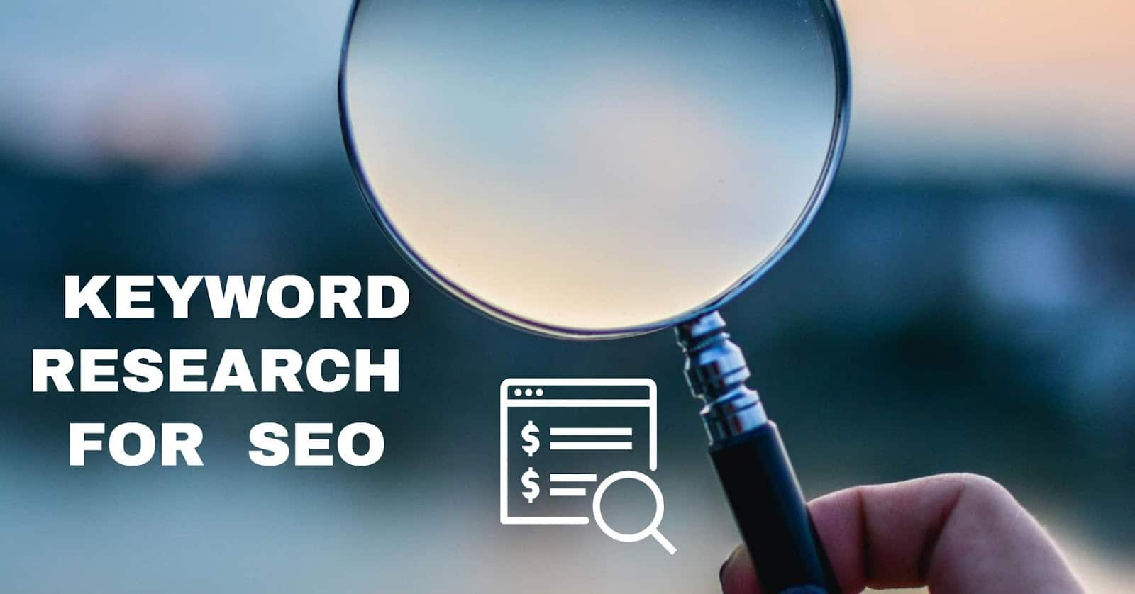 Keyword research for SEO